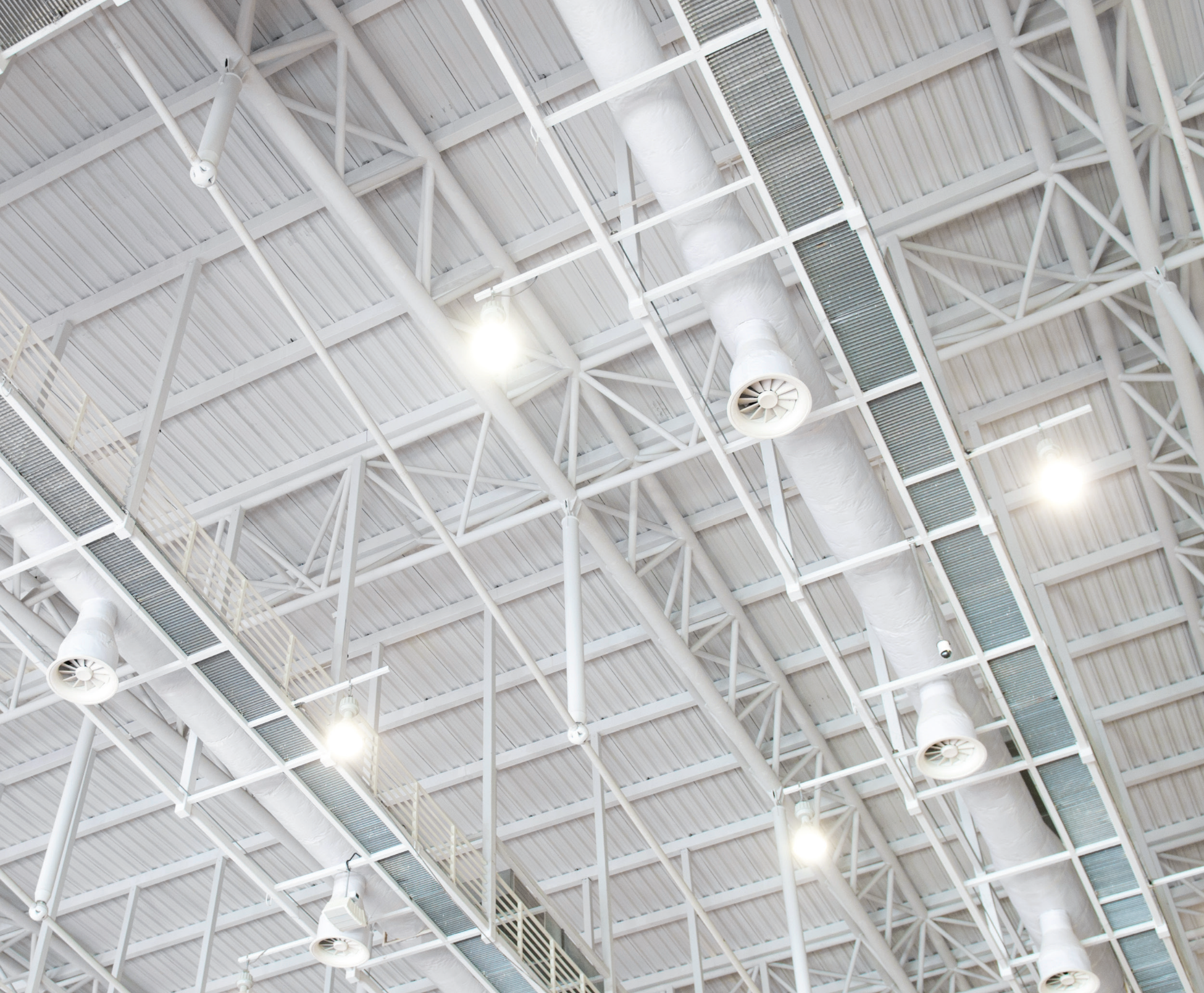 impianto aeraulico con condotti circolari