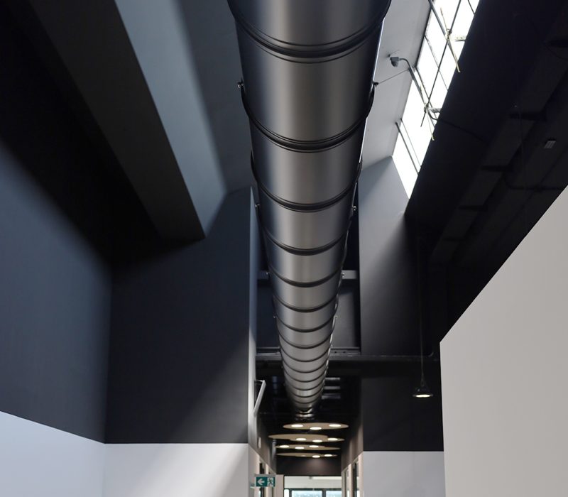 biasioduct orion impianto hvac vista corridoio induzione
